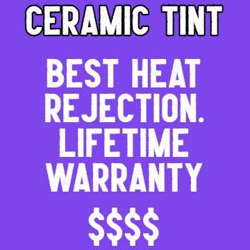 Ceramic top of the line window tints