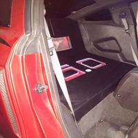 Side view of interior