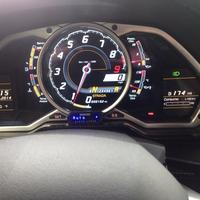 Passport 9500CI LCD panel above steering column for maximum visibility.