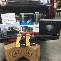 Car audio electronics ready for installation