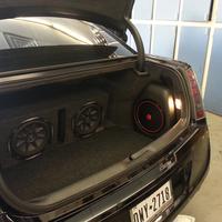 Subwoofers in trunk