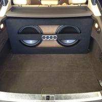 Custom 2-tone sub box with logo
