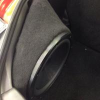 Closeup of completed fiberglass box