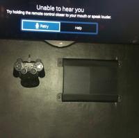 Sony PS3 Game Console installed with TV in Ford Party Bus