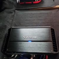 Closeup of amp and capacitor