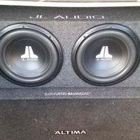 Loaded JL Audio box with 12 inch subs