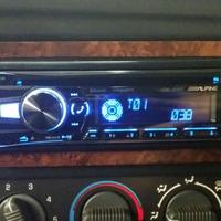 Alpine CDE-154BT radio installed