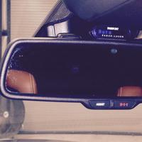 escort radar 9500ci display on top of mirror