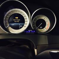 Radar detector LCD display in cluster panel