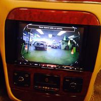 backup camera screen showing on head unit