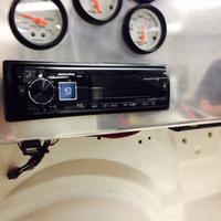 Alpine radio installed