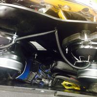 Speakers wired into saddle bags