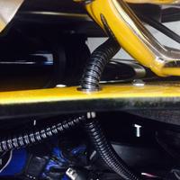 Solder, heat-shrink and split loom on all wiring