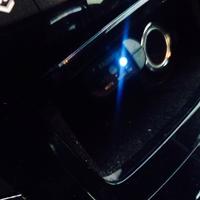 Remote controller for radar detector in ashtray