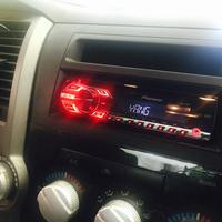 Pioneer DEH-150MP installed in dash
