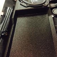 Kenwood KFC-XW100 mounted in truck box