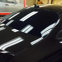 One piece tint on rear glass