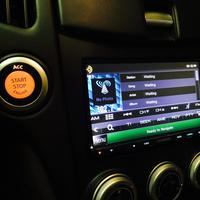 Kenwood DNX891HD SiriusXM display