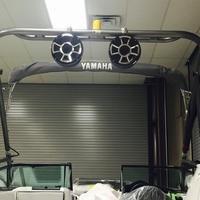 Tower speakers installed