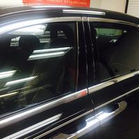 Drivers side windows untinted