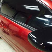 Passenger window with tint