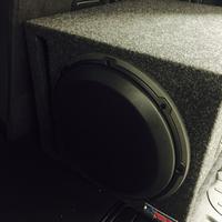 Sub enclosure with 12 inch w3 series sub