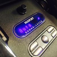 Escort 9500 CI close up with power switch