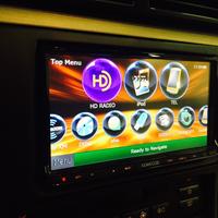 kenwood DNX main swipe-menu