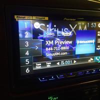 Pioneer AVH-X4700BS SiriusXM screen