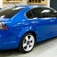 Blue Pontiac G8 Custom Installation Rear View
